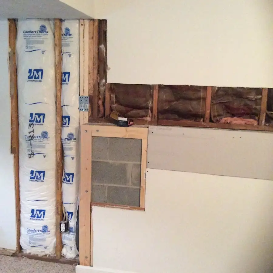 Wall insulation replacement during Odor Removal & Deodorization in Hasbrouck Heights